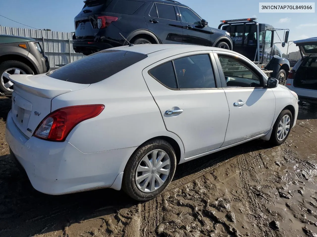 2016 Nissan Versa S VIN: 3N1CN7AP7GL849366 Lot: 73857654