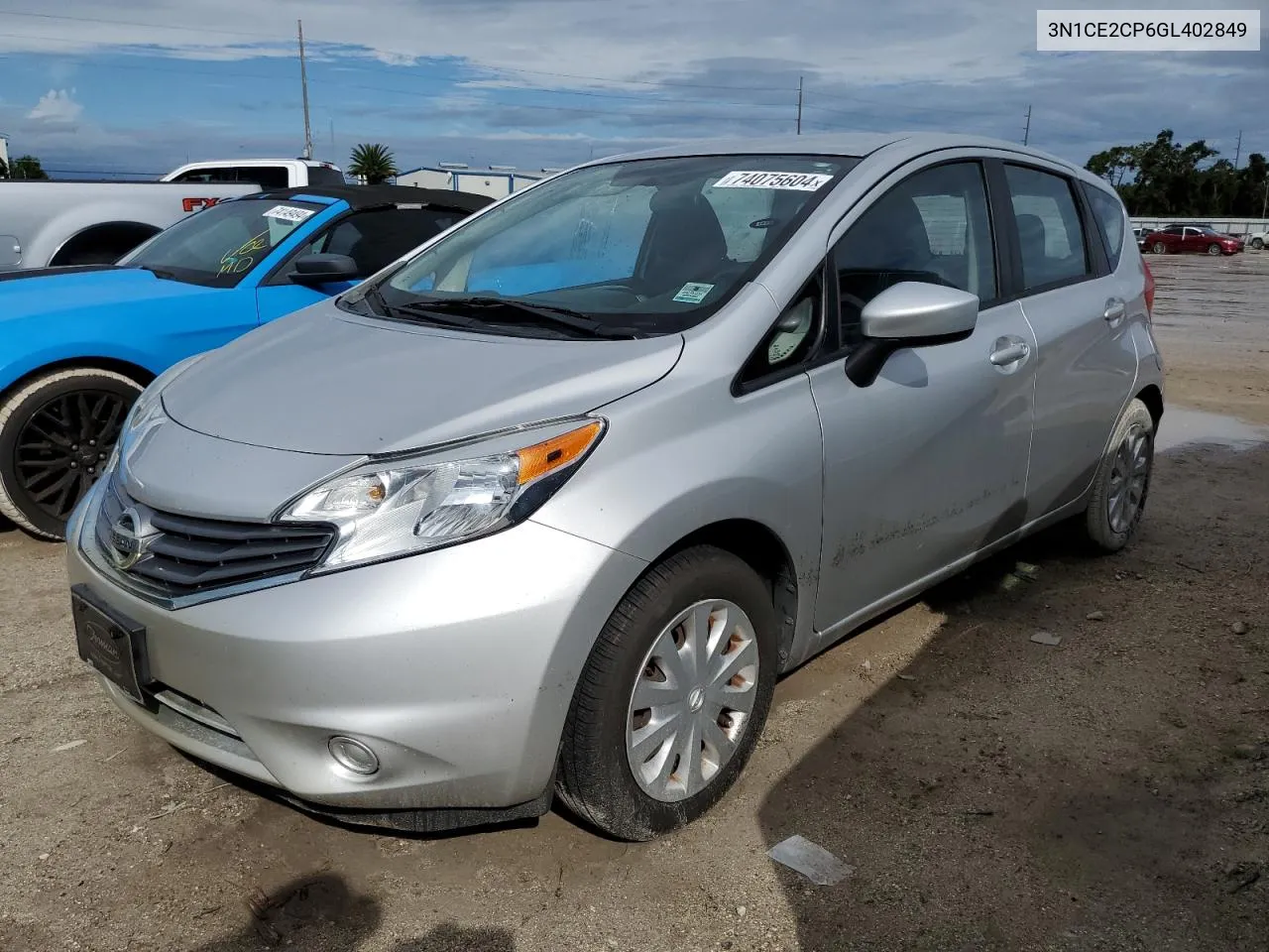 2016 Nissan Versa Note S VIN: 3N1CE2CP6GL402849 Lot: 74075604