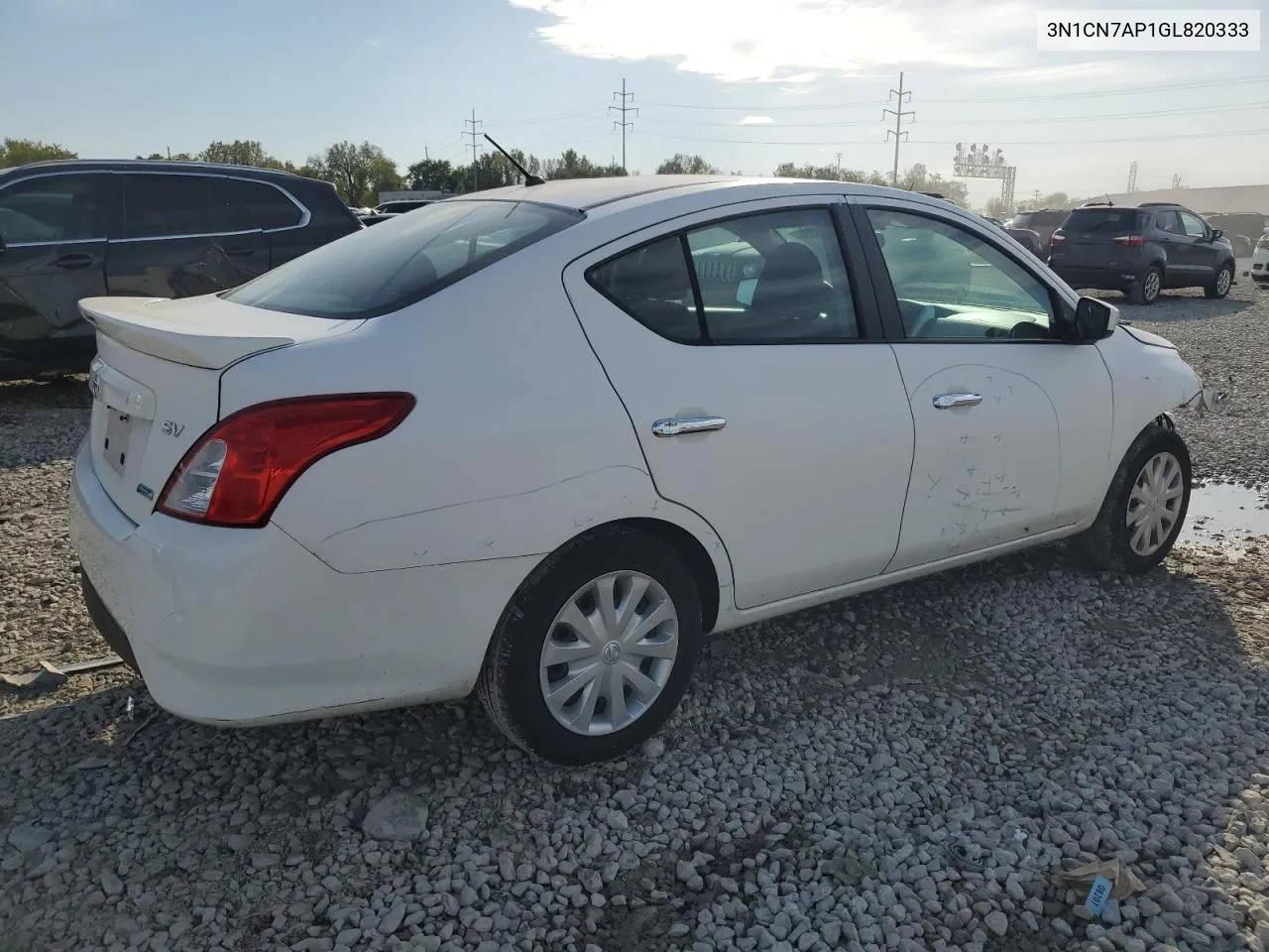 2016 Nissan Versa S VIN: 3N1CN7AP1GL820333 Lot: 74188554