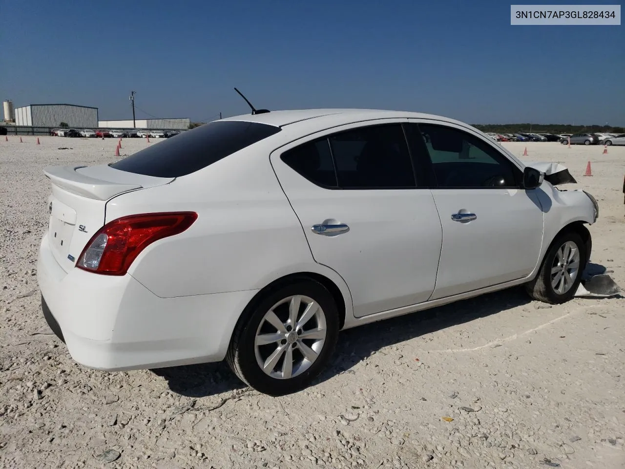 2016 Nissan Versa S VIN: 3N1CN7AP3GL828434 Lot: 74263924