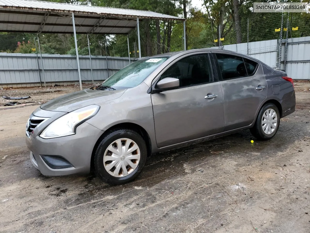 2016 Nissan Versa S VIN: 3N1CN7AP7GL853269 Lot: 74324374