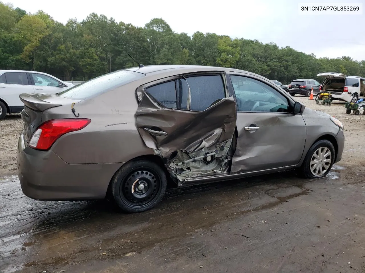 2016 Nissan Versa S VIN: 3N1CN7AP7GL853269 Lot: 74324374