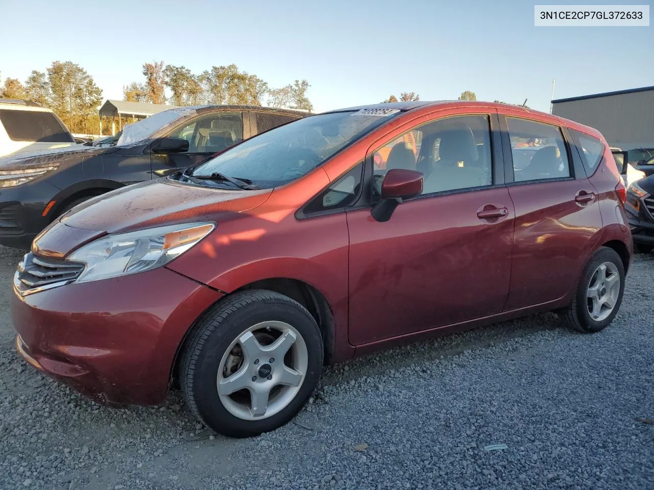 2016 Nissan Versa Note S VIN: 3N1CE2CP7GL372633 Lot: 74338254