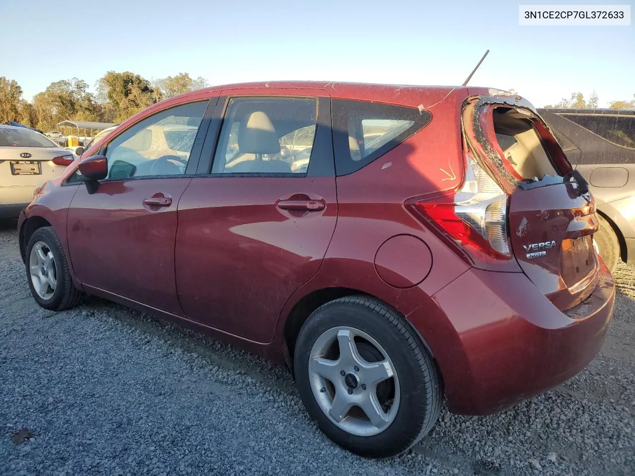 2016 Nissan Versa Note S VIN: 3N1CE2CP7GL372633 Lot: 74338254