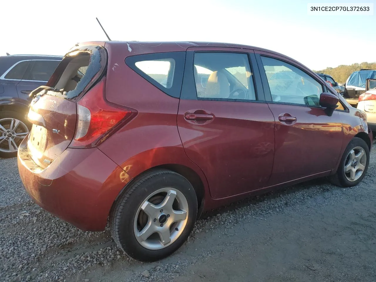 2016 Nissan Versa Note S VIN: 3N1CE2CP7GL372633 Lot: 74338254