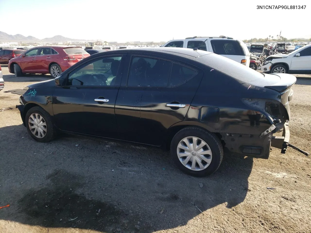 2016 Nissan Versa S VIN: 3N1CN7AP9GL881347 Lot: 74343274