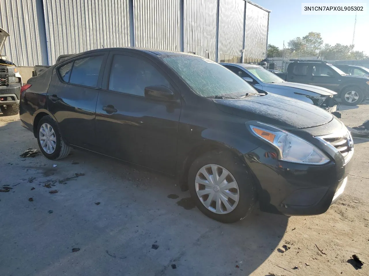 2016 Nissan Versa S VIN: 3N1CN7APXGL905302 Lot: 74468564