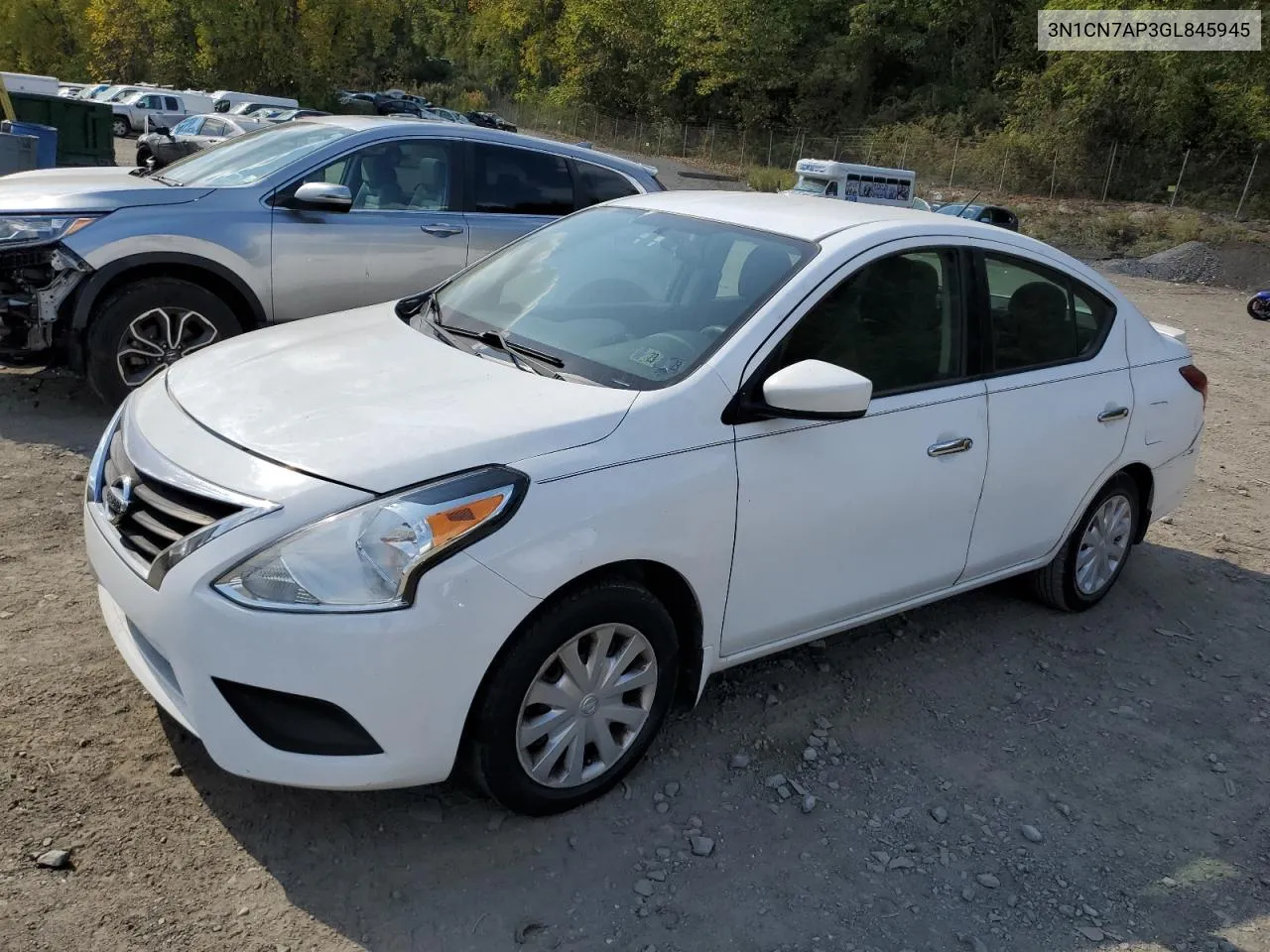 2016 Nissan Versa S VIN: 3N1CN7AP3GL845945 Lot: 74815654