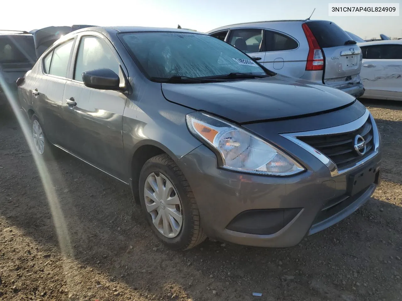 2016 Nissan Versa S VIN: 3N1CN7AP4GL824909 Lot: 74853894