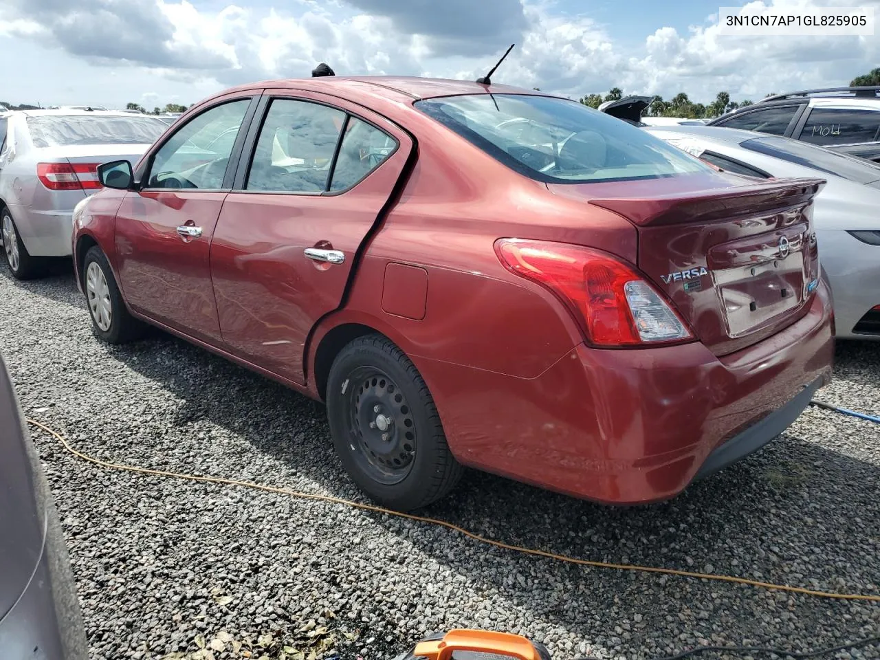 2016 Nissan Versa S VIN: 3N1CN7AP1GL825905 Lot: 75083014