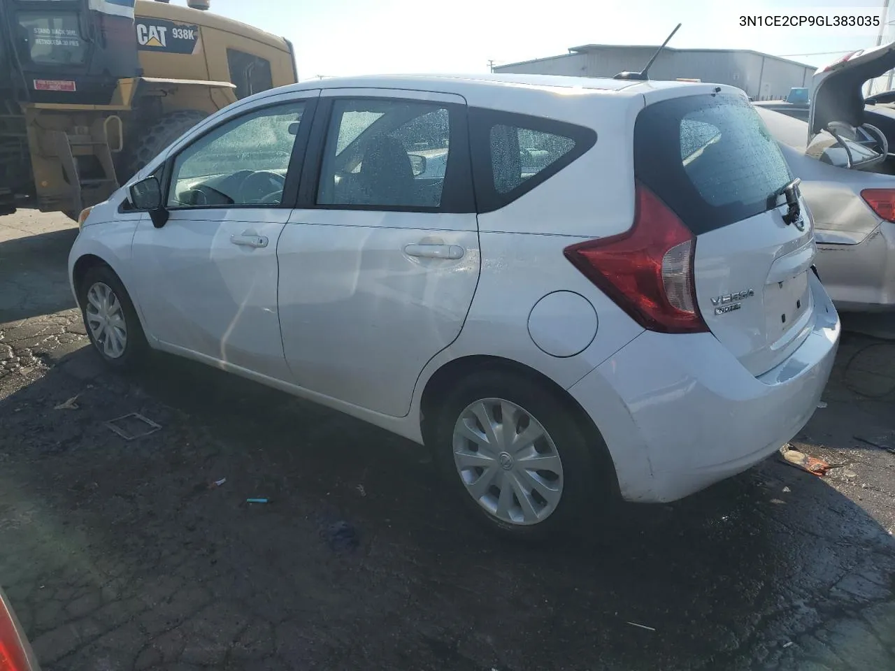 2016 Nissan Versa Note S VIN: 3N1CE2CP9GL383035 Lot: 75418204