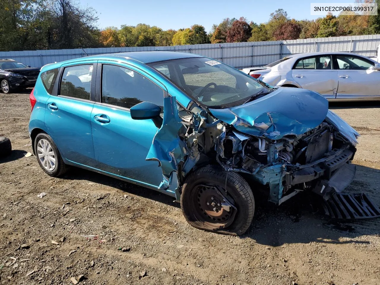 2016 Nissan Versa Note S VIN: 3N1CE2CP0GL399317 Lot: 75431134