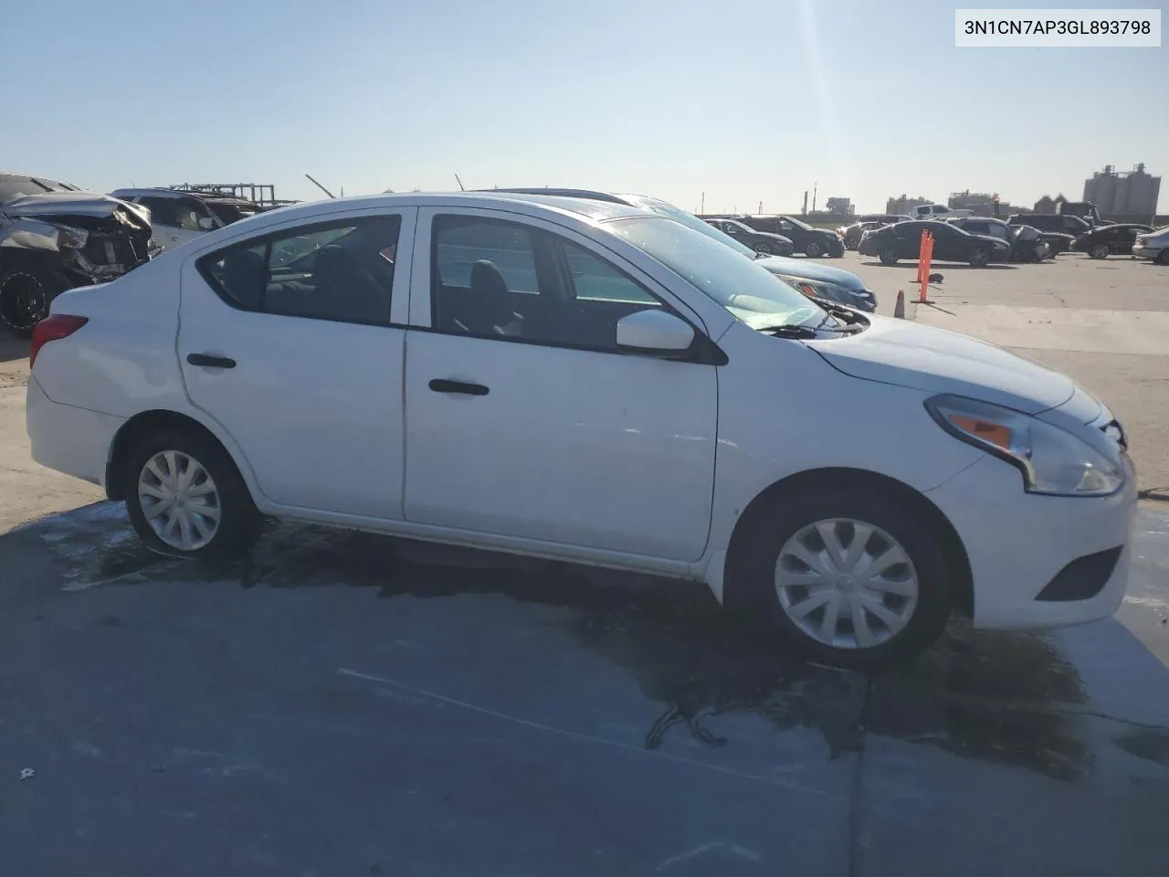 2016 Nissan Versa S VIN: 3N1CN7AP3GL893798 Lot: 75527894