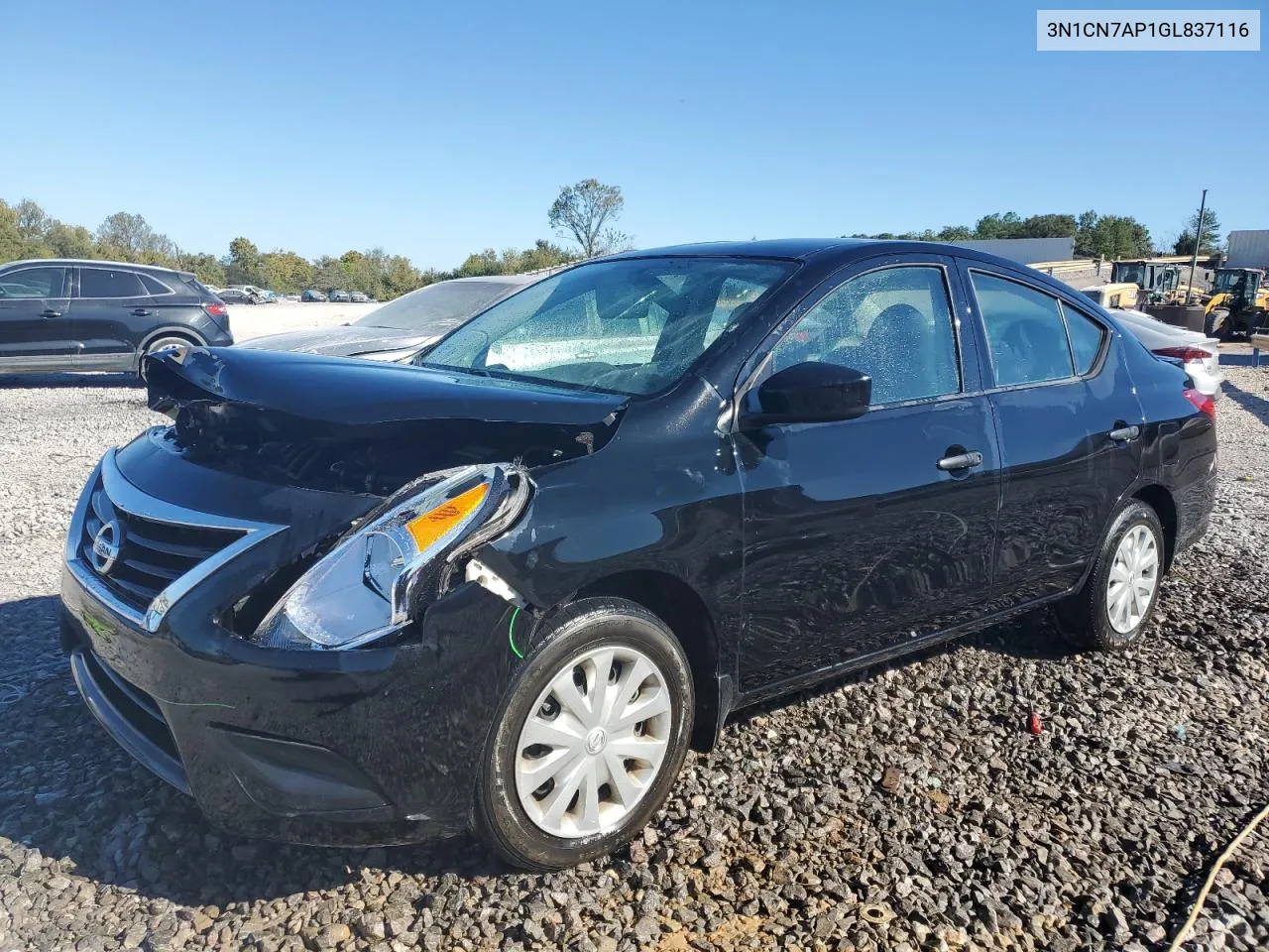 3N1CN7AP1GL837116 2016 Nissan Versa S