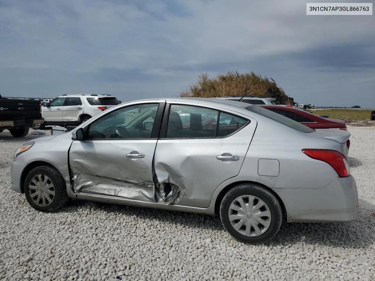 2016 Nissan Versa S VIN: 3N1CN7AP3GL866763 Lot: 75707764