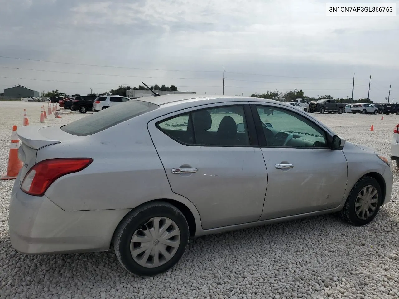 2016 Nissan Versa S VIN: 3N1CN7AP3GL866763 Lot: 75707764