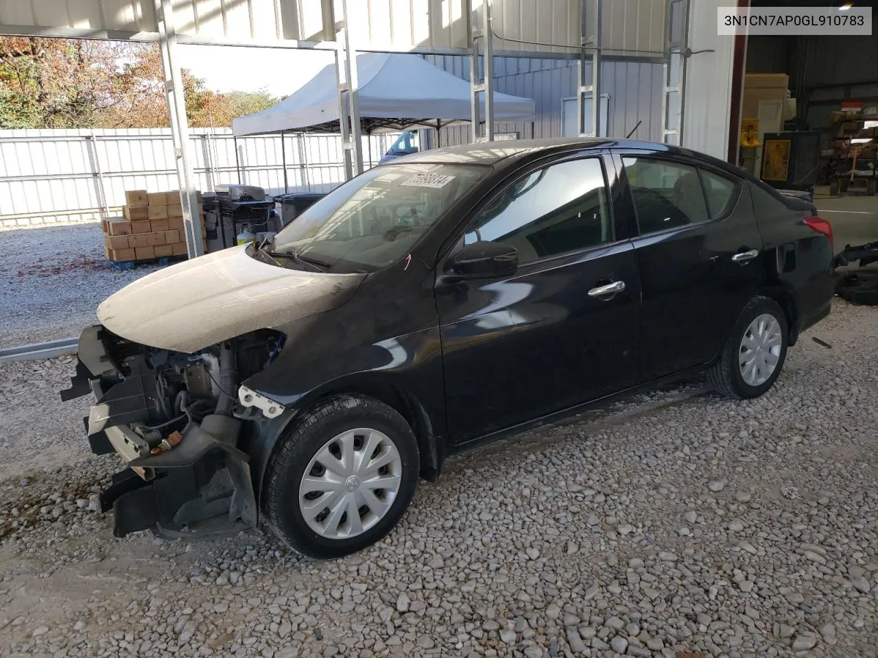 2016 Nissan Versa S VIN: 3N1CN7AP0GL910783 Lot: 75998814