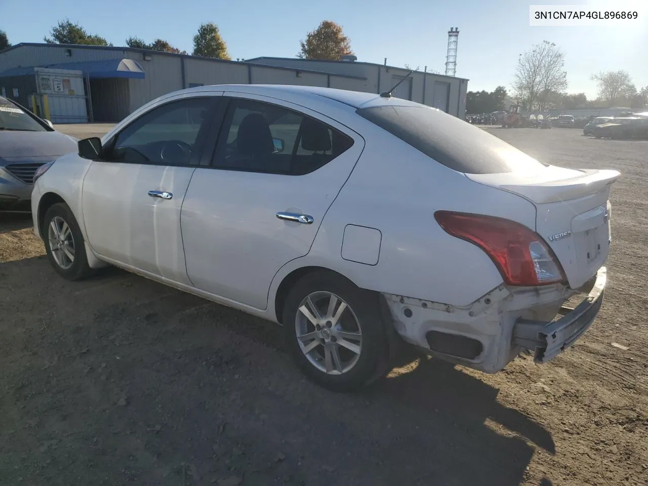 2016 Nissan Versa S VIN: 3N1CN7AP4GL896869 Lot: 76029504