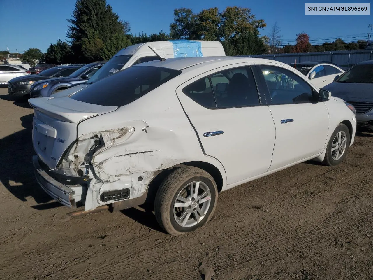 2016 Nissan Versa S VIN: 3N1CN7AP4GL896869 Lot: 76029504