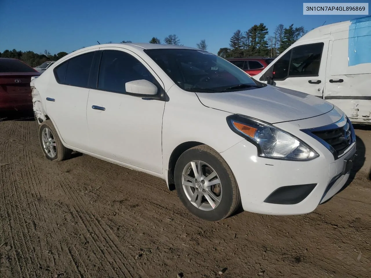 2016 Nissan Versa S VIN: 3N1CN7AP4GL896869 Lot: 76029504