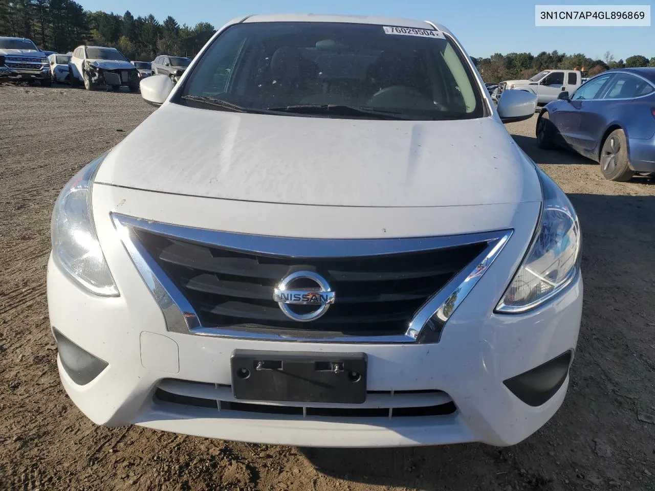 2016 Nissan Versa S VIN: 3N1CN7AP4GL896869 Lot: 76029504