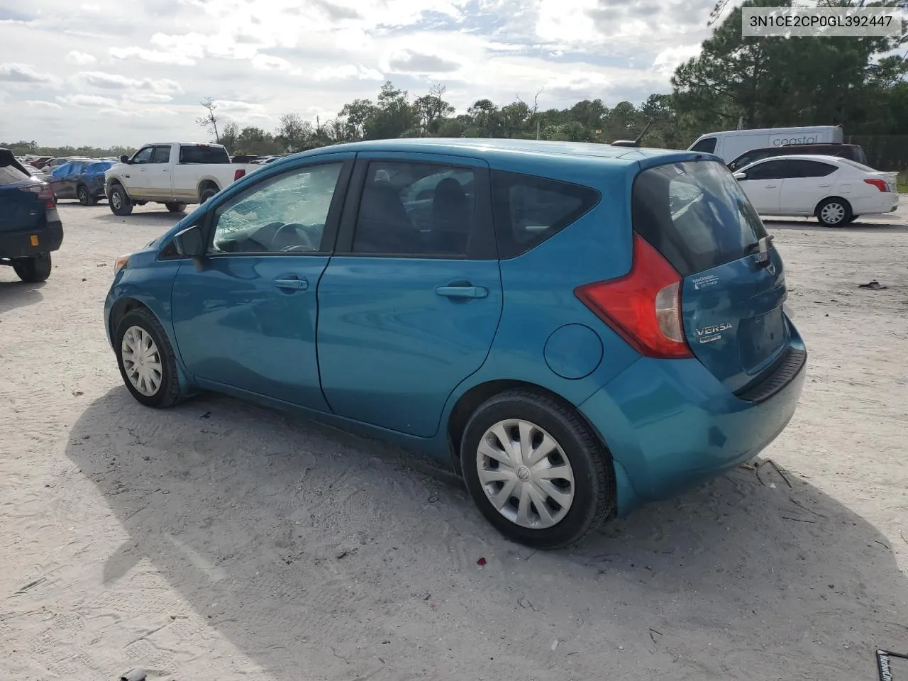 2016 Nissan Versa Note S VIN: 3N1CE2CP0GL392447 Lot: 76172344