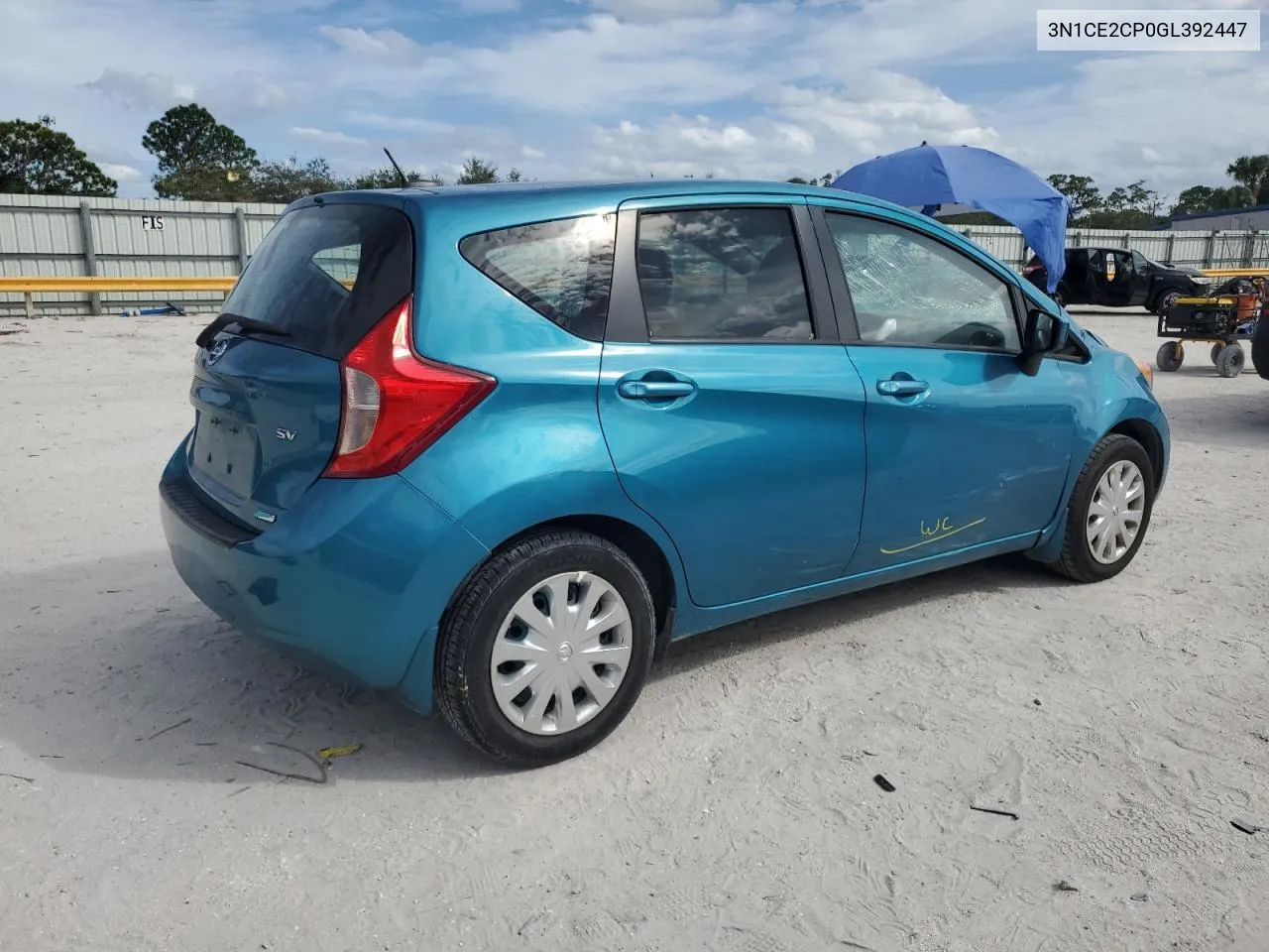 2016 Nissan Versa Note S VIN: 3N1CE2CP0GL392447 Lot: 76172344