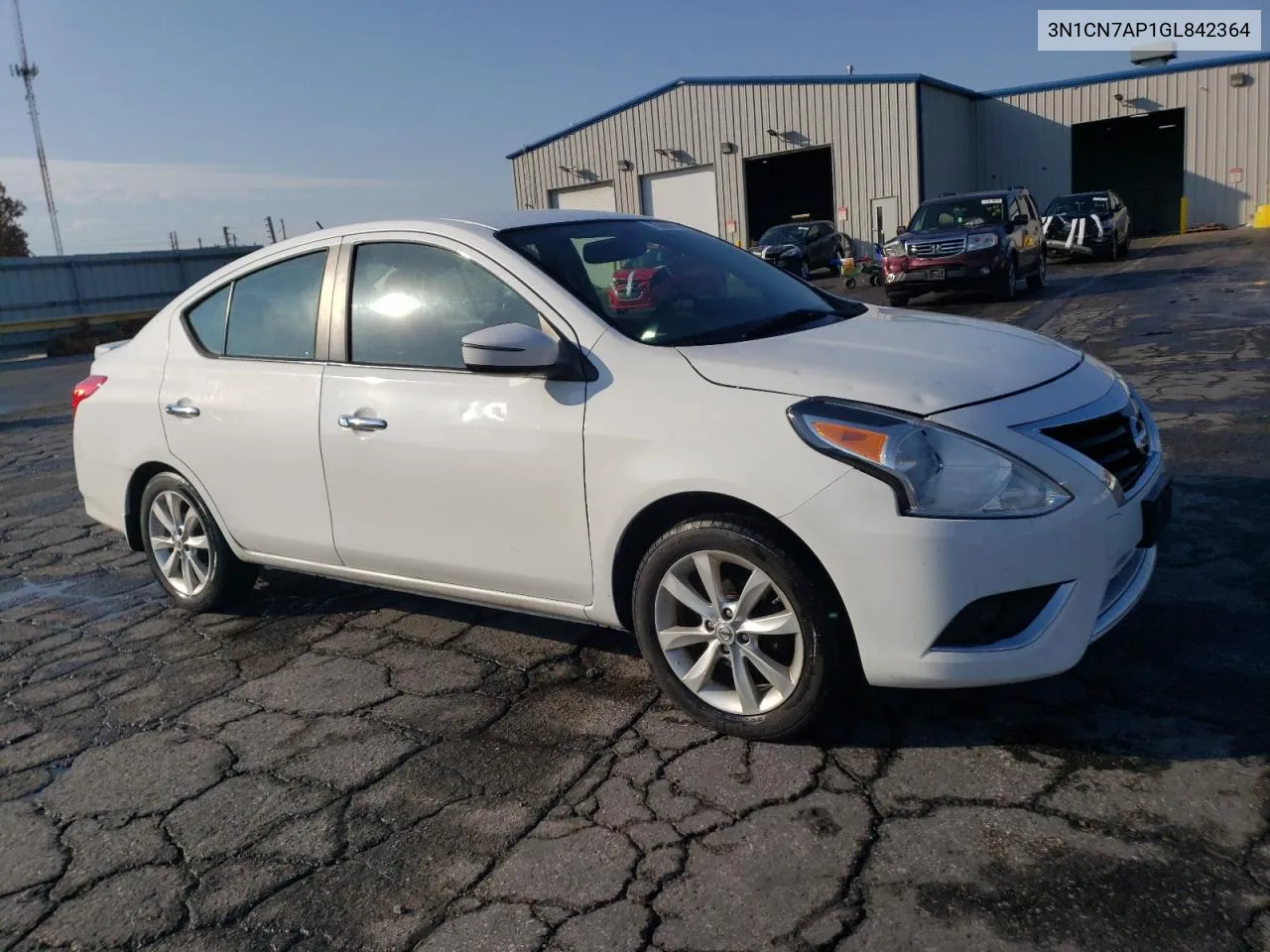 3N1CN7AP1GL842364 2016 Nissan Versa S