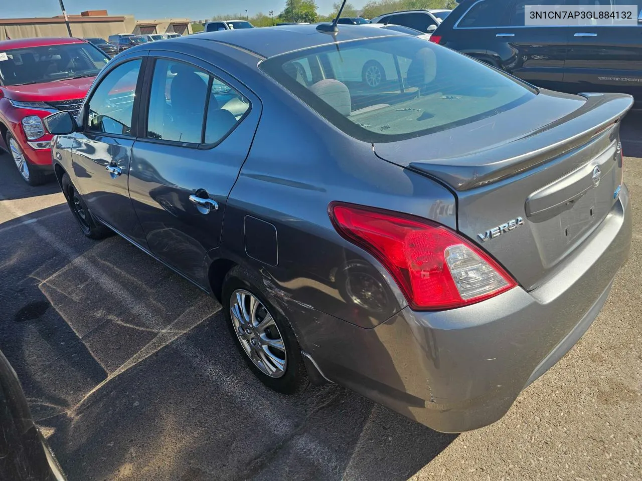 2016 Nissan Versa S VIN: 3N1CN7AP3GL884132 Lot: 76636594