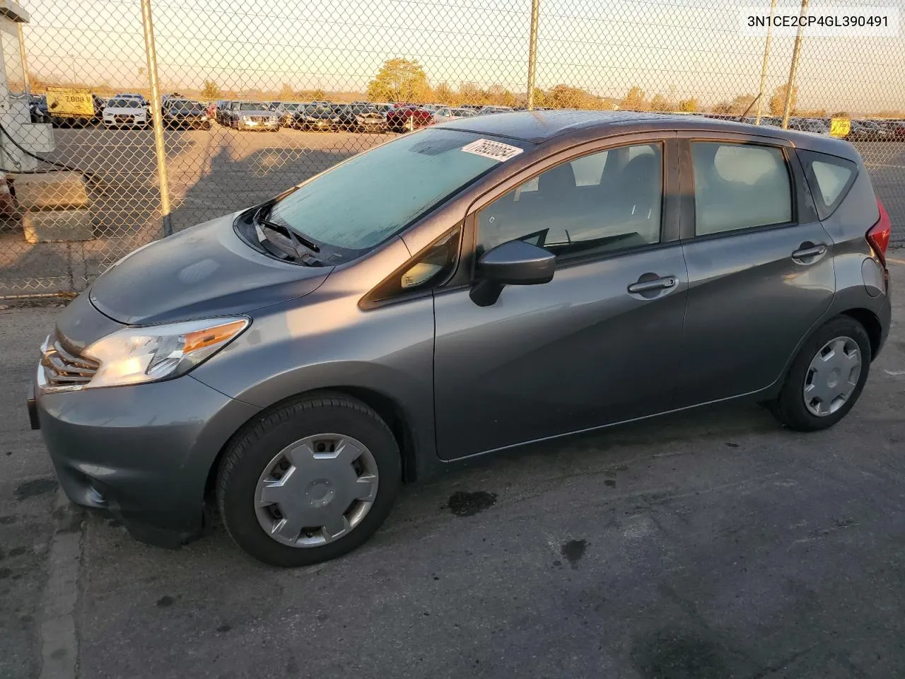 2016 Nissan Versa Note S VIN: 3N1CE2CP4GL390491 Lot: 76920054