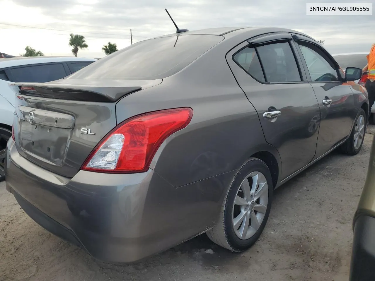 2016 Nissan Versa S VIN: 3N1CN7AP6GL905555 Lot: 76958364