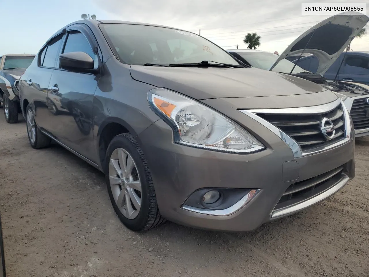 2016 Nissan Versa S VIN: 3N1CN7AP6GL905555 Lot: 76958364