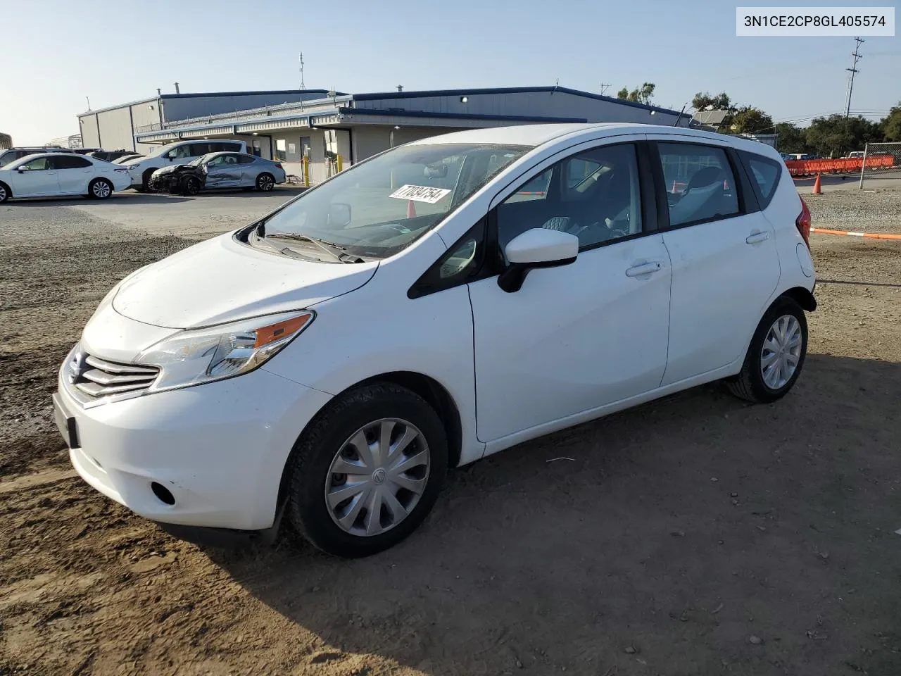 2016 Nissan Versa Note S VIN: 3N1CE2CP8GL405574 Lot: 77034754