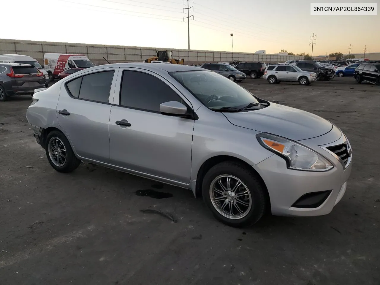 2016 Nissan Versa S VIN: 3N1CN7AP2GL864339 Lot: 77413644