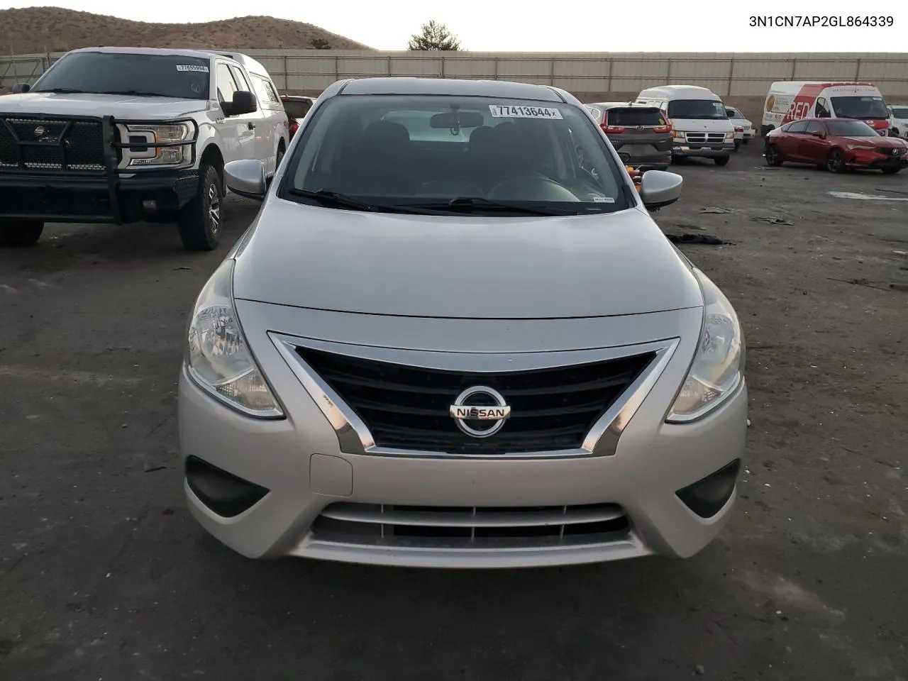 2016 Nissan Versa S VIN: 3N1CN7AP2GL864339 Lot: 77413644