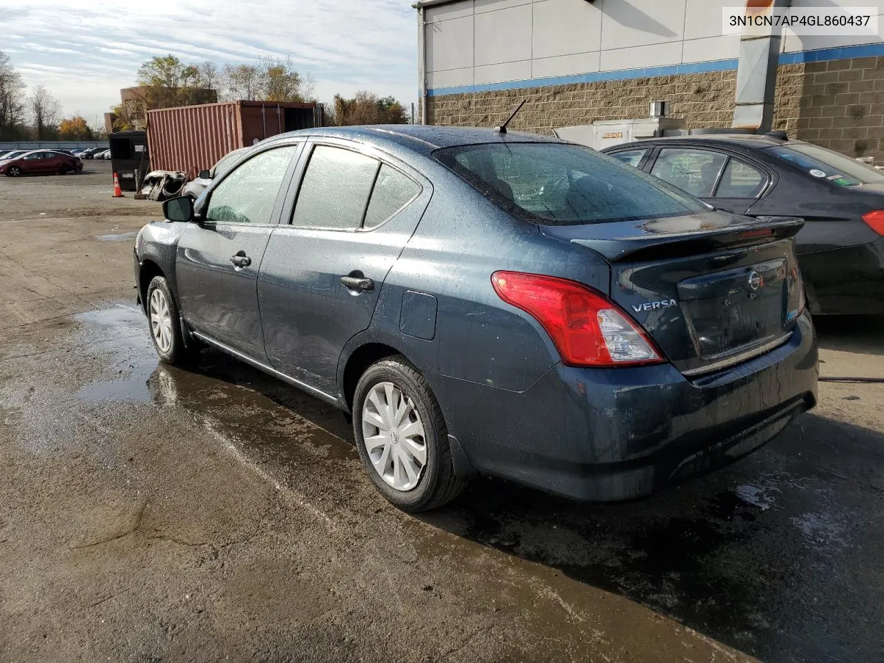 2016 Nissan Versa S VIN: 3N1CN7AP4GL860437 Lot: 77550214