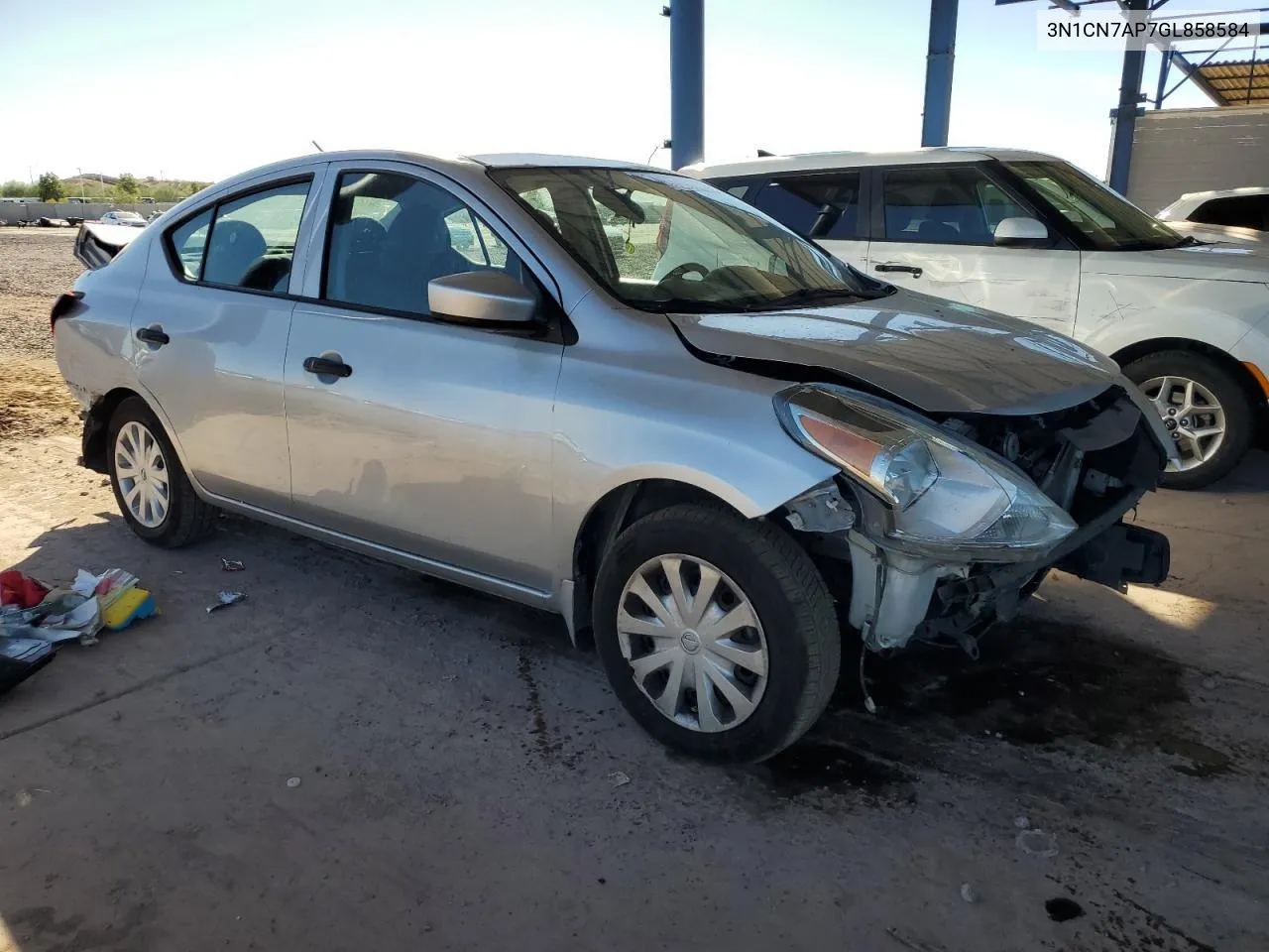 2016 Nissan Versa S VIN: 3N1CN7AP7GL858584 Lot: 77593504