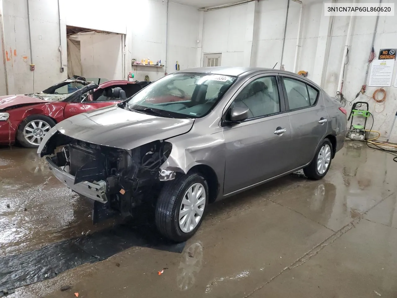 2016 Nissan Versa S VIN: 3N1CN7AP6GL860620 Lot: 77596534