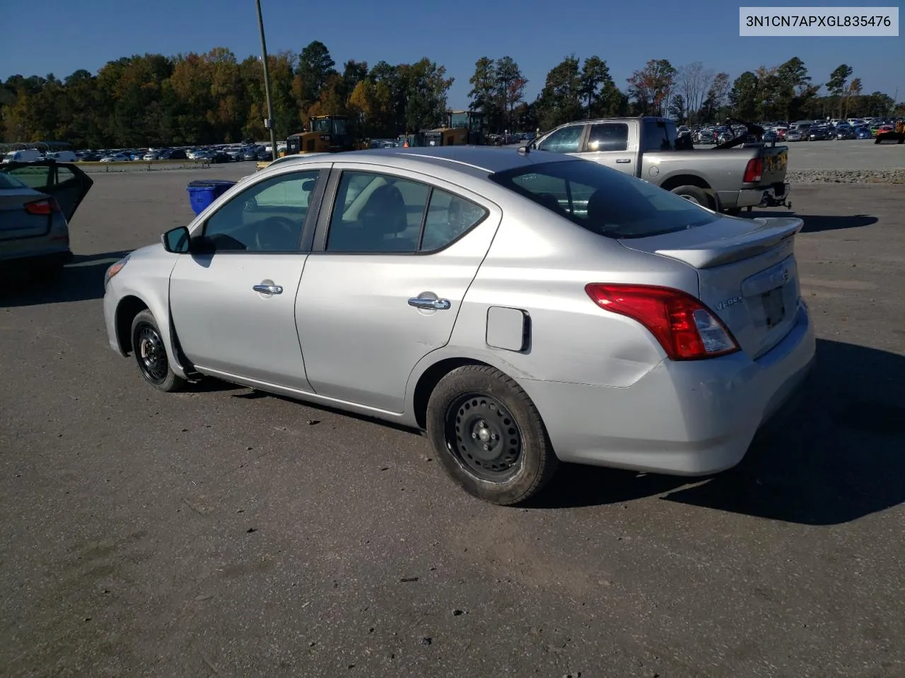 2016 Nissan Versa S VIN: 3N1CN7APXGL835476 Lot: 77818034