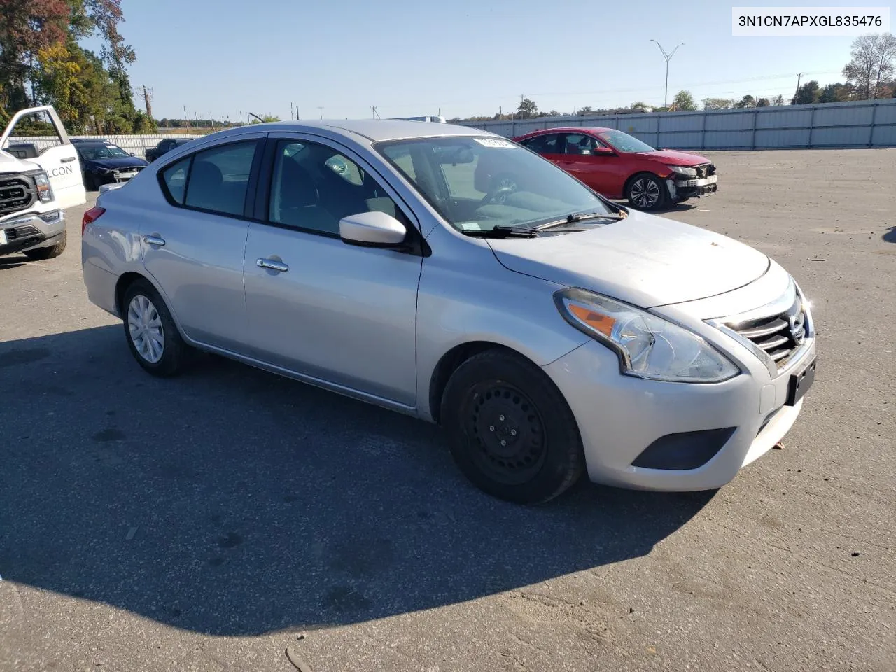 3N1CN7APXGL835476 2016 Nissan Versa S