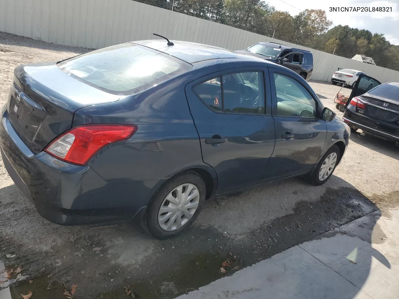 2016 Nissan Versa S VIN: 3N1CN7AP2GL848321 Lot: 77822024