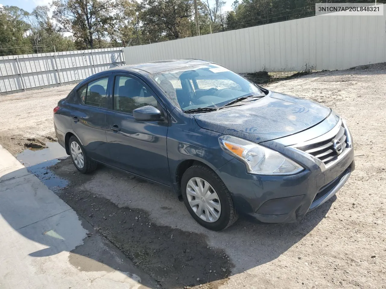 2016 Nissan Versa S VIN: 3N1CN7AP2GL848321 Lot: 77822024