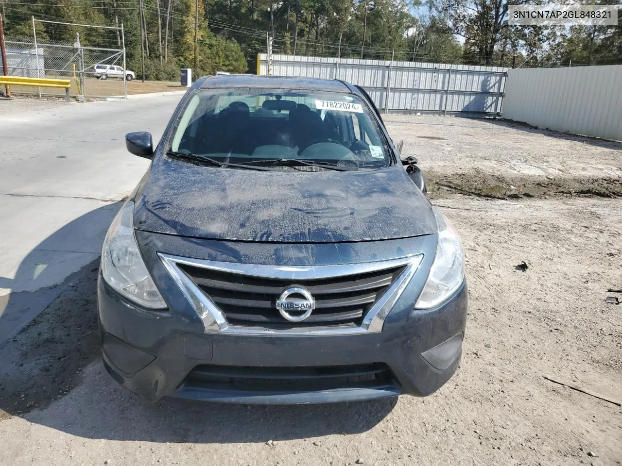 2016 Nissan Versa S VIN: 3N1CN7AP2GL848321 Lot: 77822024