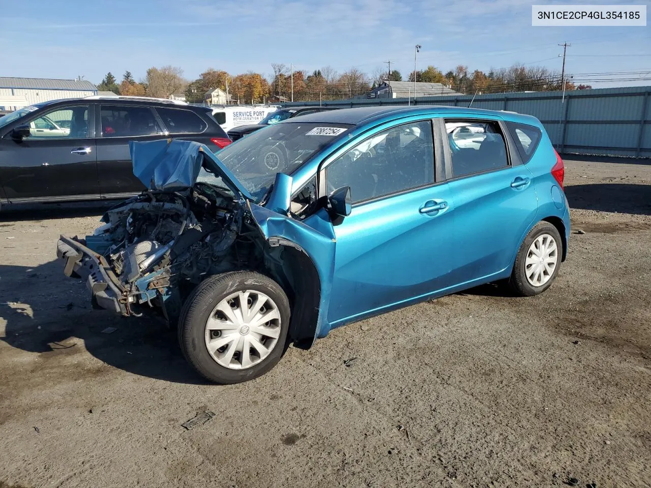 2016 Nissan Versa Note S VIN: 3N1CE2CP4GL354185 Lot: 77887254