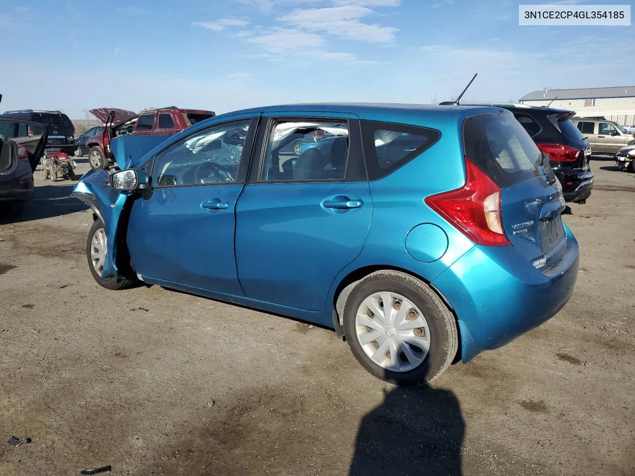 2016 Nissan Versa Note S VIN: 3N1CE2CP4GL354185 Lot: 77887254