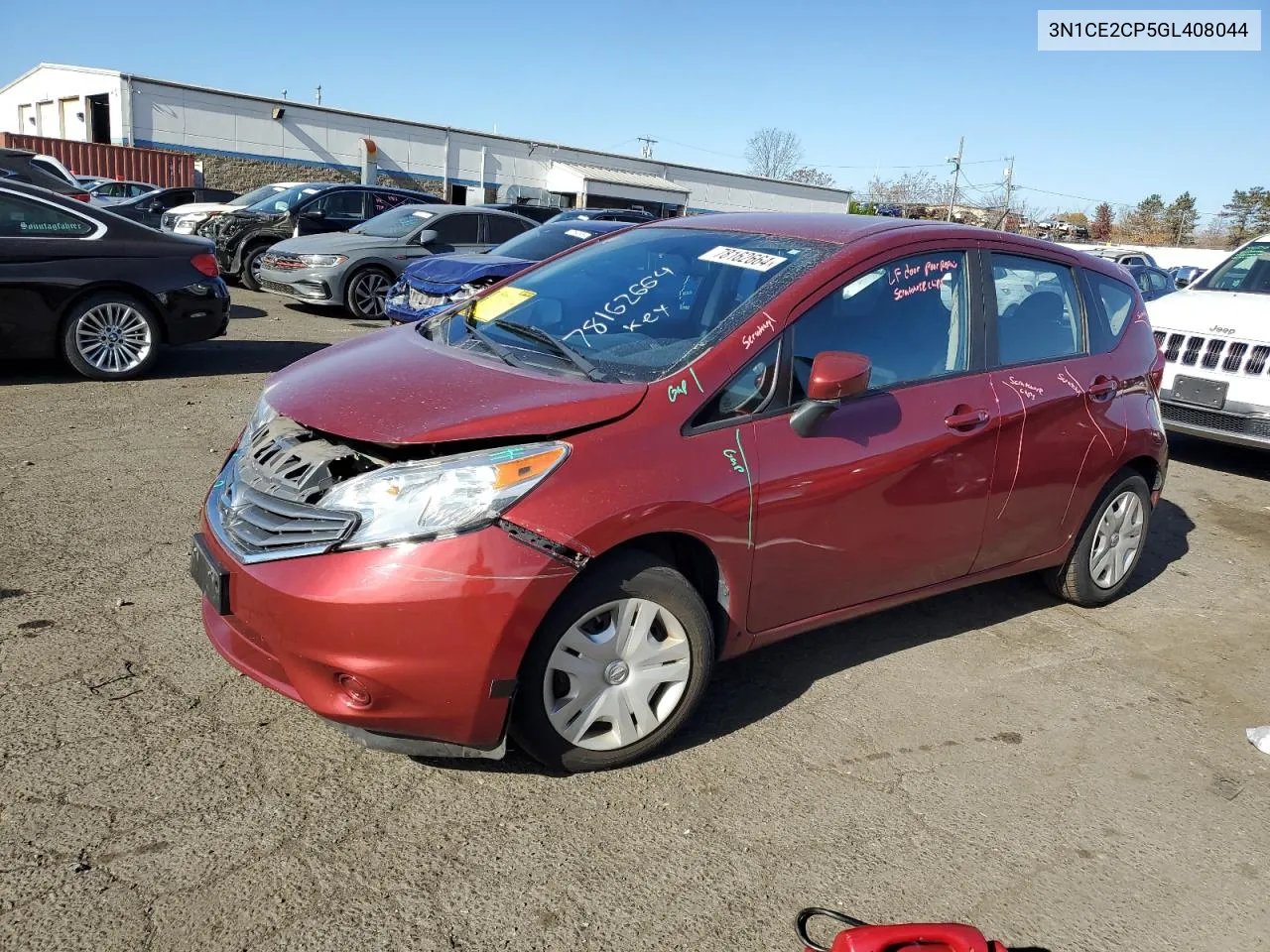 2016 Nissan Versa Note S VIN: 3N1CE2CP5GL408044 Lot: 78162664