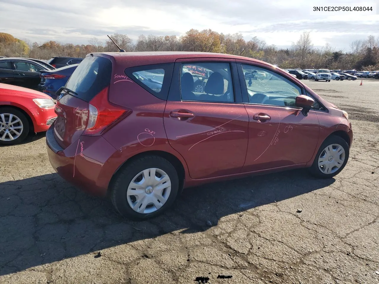 2016 Nissan Versa Note S VIN: 3N1CE2CP5GL408044 Lot: 78162664