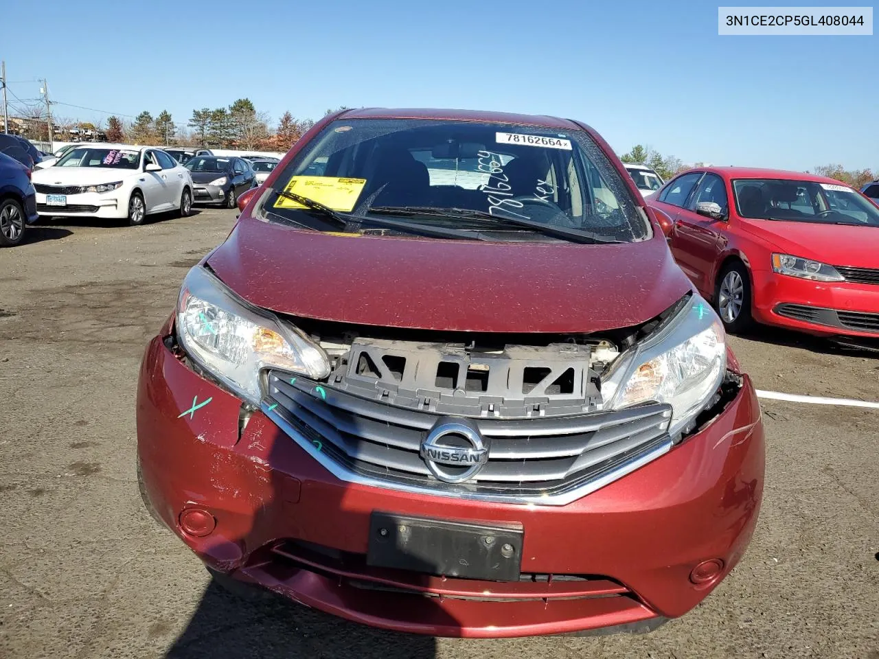 2016 Nissan Versa Note S VIN: 3N1CE2CP5GL408044 Lot: 78162664