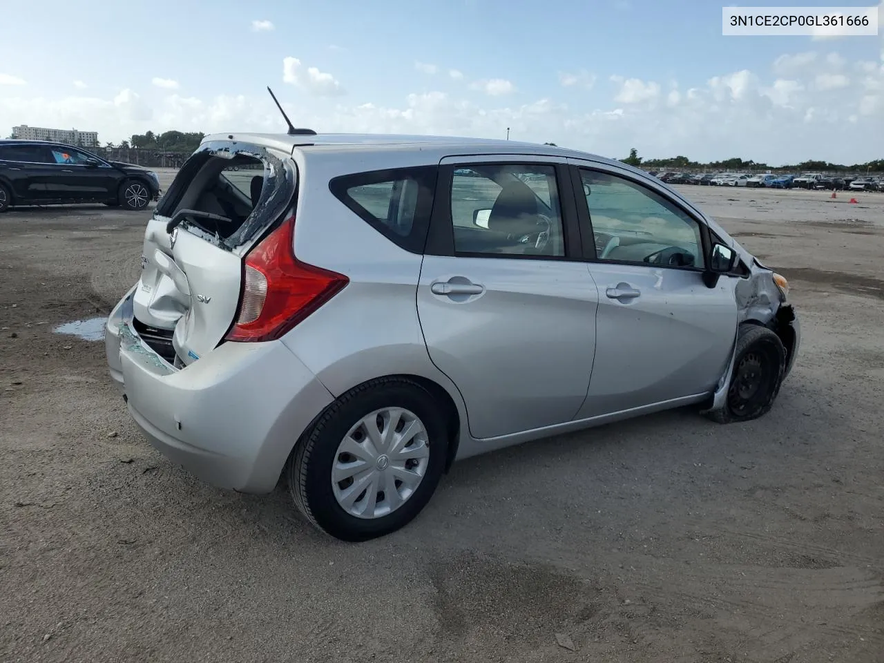 2016 Nissan Versa Note S VIN: 3N1CE2CP0GL361666 Lot: 78834354