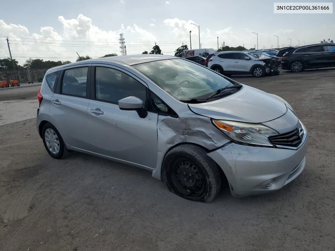 2016 Nissan Versa Note S VIN: 3N1CE2CP0GL361666 Lot: 78834354